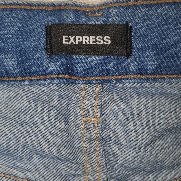 Express 90s Wide Leg Jeans - Picture 4 of 6